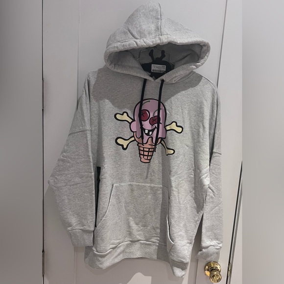 PALM ANGELS ice cream skull hoodie NWT - Picture 8 of 10
